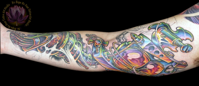 James Kern Sleeve Tattoos - No Hope No Fear Tattoo Art Studio